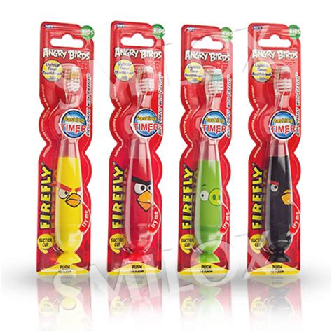 Dr. Fresh Firefly Angry Birds Light Up Timer Toothbrush.